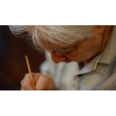 蒔絵御箸　あおい時 22.5cm六角形×1膳