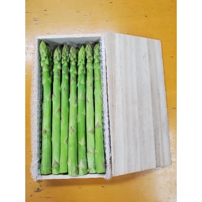 アスパラガス桐箱入り　 野菜 グリーンアスパラ JGAP認証農場(広島県世羅町)