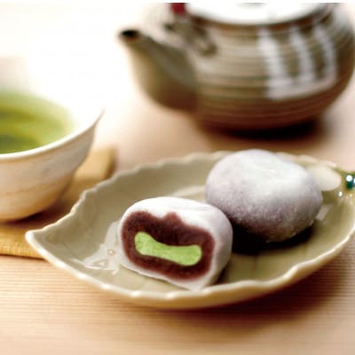 抹茶づくし(抹茶大福10個と抹茶どら5個のセット)