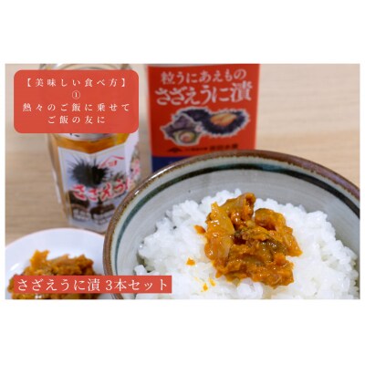 さざえうに漬 55g 3本セット 下関 山口 ED02-NT-x