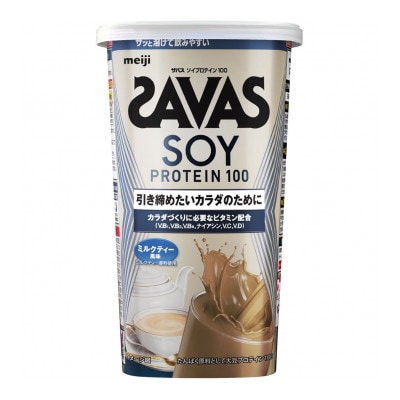 明治 ザバス ソイプロテイン ミルクティー風味 224g×3個 SAVAS プロテイン