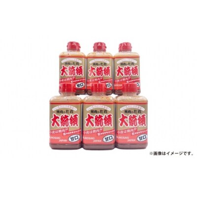 焼肉のたれ 甘口 大統領 400g×6本セット