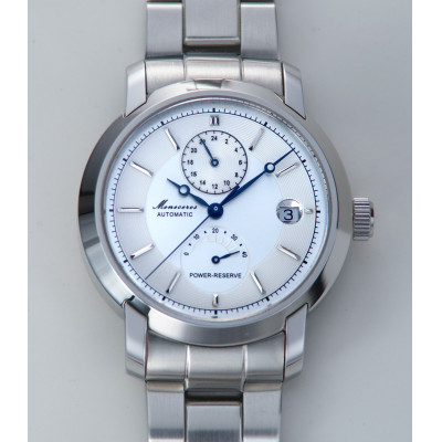 Monoceros GMT・パワーリザーブ搭載自動巻機械式腕時計1個　文字盤シルバー色