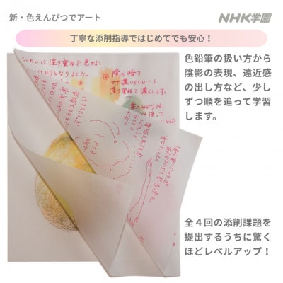 通信講座　新・色えんぴつでアート(教具付)