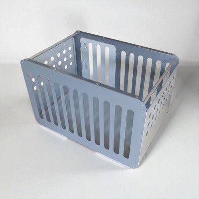 アルミ製犬用ケージ 高級ペットサークル「i100」基本セット【ダークグレー×ライトグレー】