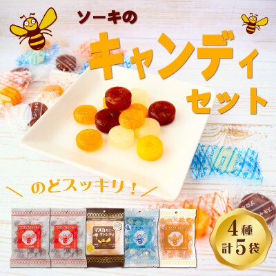 キャンディ 4種セット のど飴 プロポリス マヌカハニ ローヤルゼリー 贈り物 ギフト