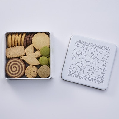 無添加焼菓子lerisa　おいしさのぎゅっと詰まった9種のクッキー缶　