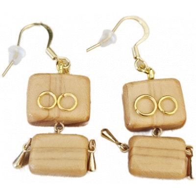 【さとふる限定】ピアス(2種類(ハート型/ロボット型)Set)