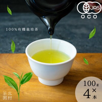 【毎月定期便】【黄綬褒章受章】こだわり有機栽培煎茶4種飲み比べ100g×4袋(佐々町)全12回