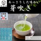 【毎月定期便】【爽やかな旨味】さざの 有機栽培茶 芽吹き 100g×3本【宝緑園】全12回