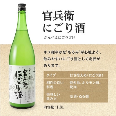 官兵衛にごり酒1.8L×6本[53651709]