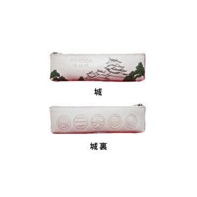 [53657064]姫路革細工 ペンケース「小花」