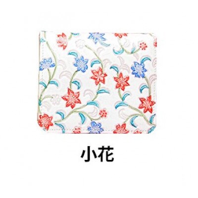 [53657110]姫路革細工 BOX小銭入付 札入「小花」