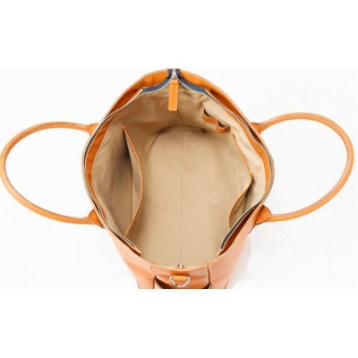 0525 A4サイズでビジネスに使える本革トートバッグ(キャメル)[53657325]