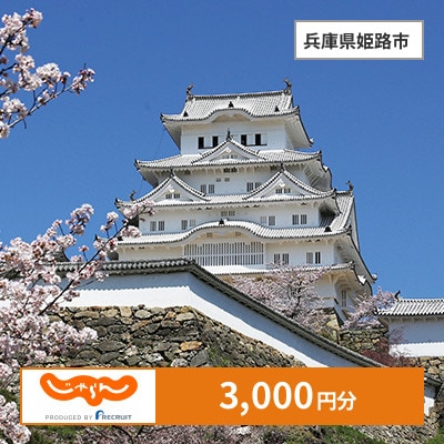 【じゃらんふるさと納税クーポン】 兵庫県姫路市でつかえる3,000円 クーポン