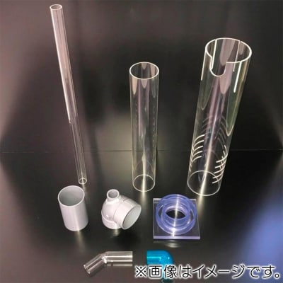アクリル3重管キット 13A×40A×65A 450H水槽用 透明|19_sys-060101