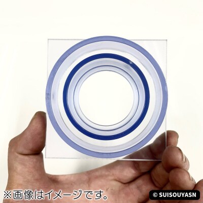 オーバーフロー台座 3重管用 65A×100Aガラス・アクリル水槽兼用|19_sys-190401