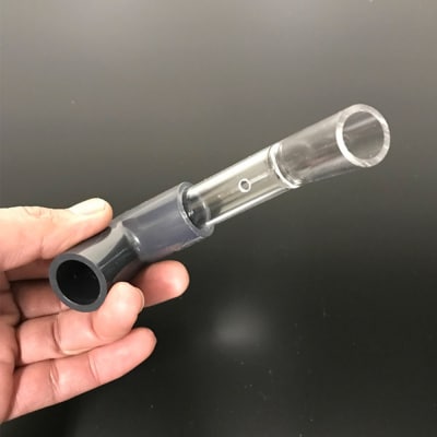 アクリル曲げ管+紺エルボ(20A用 外径26mm)|19_sys-230301