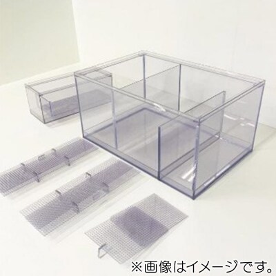 ウェット式濾過槽(ウールBOX付)(750×500×350mm)|19_sys-020501