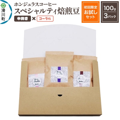 ホンジュラスコーヒー【初回限定お試しセット】焙煎豆 中挽き コーラル|19_pun-030301bc