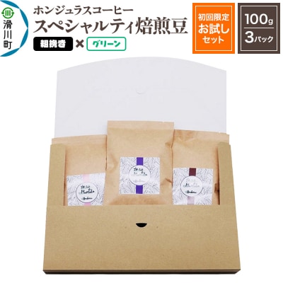 ホンジュラスコーヒー【初回限定お試しセット】焙煎豆 粗挽き グリーン|19_pun-030301cb