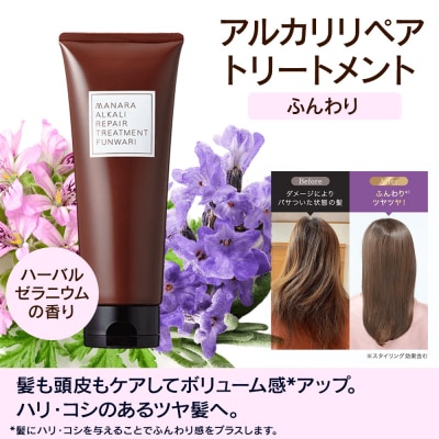 トリートメント MANARA アルカリリペアトリートメント ふんわり|19_rku-030101a