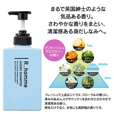 シャンプー メンズ化粧品 MANARA アールオム カオルシャンプー|19_rku-050101