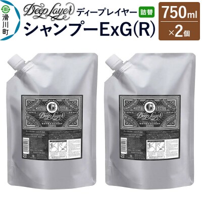 ディープレイヤー シャンプー ExG 詰替 750mL×2個|19_sss-230201