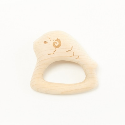 ひろさき木育セット(りんごの積み木・ひつじのめぇめ(ガラガラ)1個)|24_kms-120101