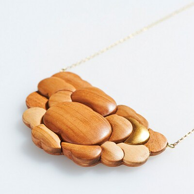 ネックレス「りんごたち」(Short)|24_kms-220101