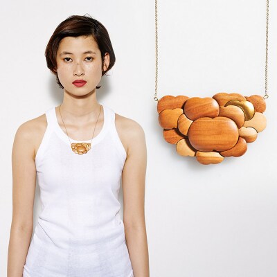 ネックレス「りんごたち」(Short)|24_kms-220101