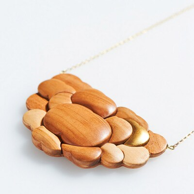 ネックレス「りんごたち」(Long)|24_kms-230101