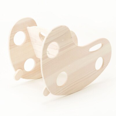 ピーナッツチェア(子ども用ロッキングチェア)600×330×450mm|24_kms-300101