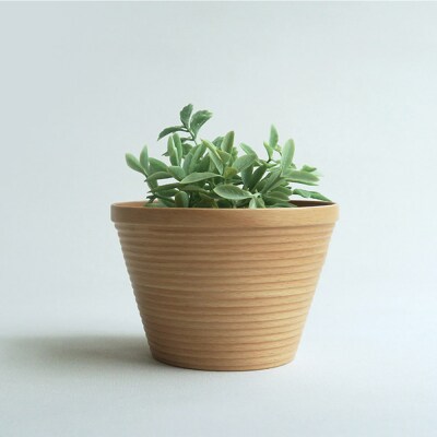 BUNACO ラウンドボックス(ライトブラウン)1個|24_brb-060101a