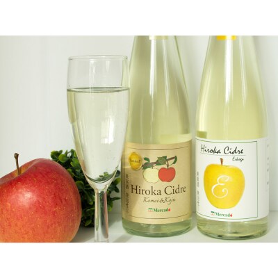 弘果オリジナル品種シードル 2種類セット 500ml×2本|24_hkb-010201