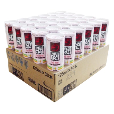 りんごジュース ふじブレンド カートカン 125ml×30本|24_hkb-103001