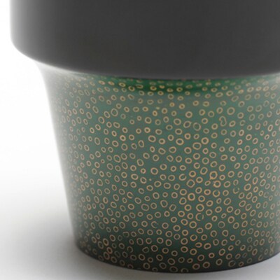 aeru 津軽塗りの こぼしにくい【コップ】(緑七々子塗り)|24_aer-010101e