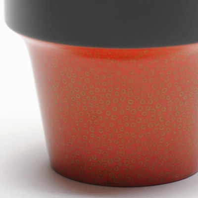 aeru 津軽塗りの こぼしにくい【コップ】(橙七々子塗り)|24_aer-010101a