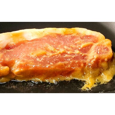 【弘前フレンチ】ロース肉の清水森ナンバと津軽りんごの津軽味噌漬け 9枚[No.5228-1111]