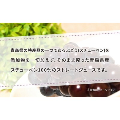 「青い森の、大地の恵み。」スチューベン&りんご 1000ml×各2本[No.5228-1721]