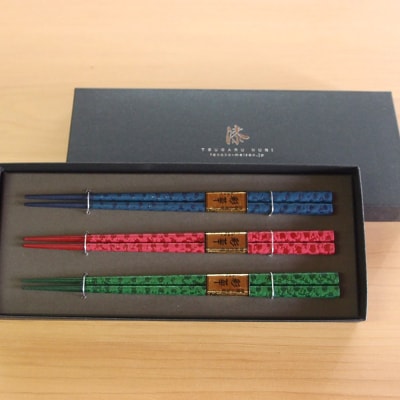 すべらない 箸 彩華(3膳セット)|24_tnk-330301