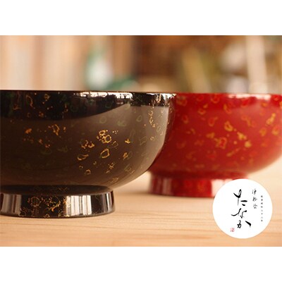 津軽塗り漆椀&箸セット 秀衡塗りのお箸 漆 お椀 お箸 食器 工芸