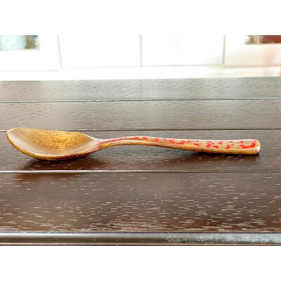 津軽塗仕掛紋 カレースプーン 5本セット 化粧箱入|24_ukm-010501