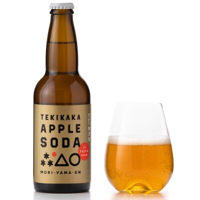 テキカカシードル(ライチ)& アップルソーダ 各330ml×3本 計6本|24_mye-030601