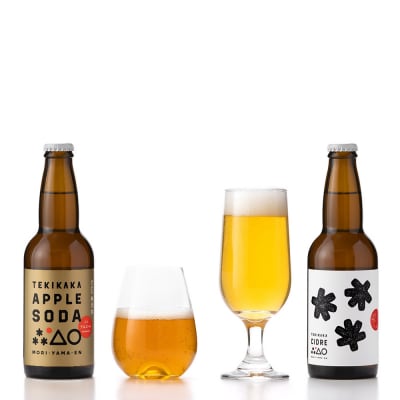 テキカカシードル & アップルソーダ 各330ml×3本 計6本|24_mye-110601