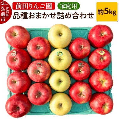 りんご 家庭用 品種おまかせ詰め合せ 約5kg (16～20玉程度)  |24_mre-050501