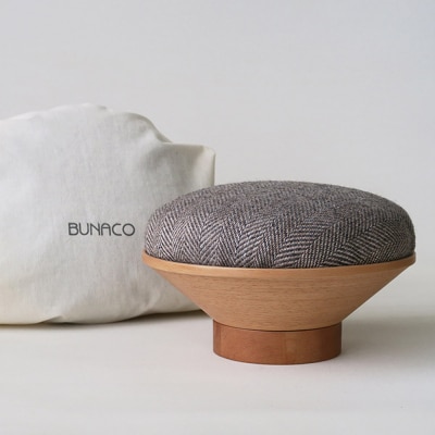 BUNACO「正座のため」のイス(レギュラー)トラッドグレー 1個|24_brb-170101f