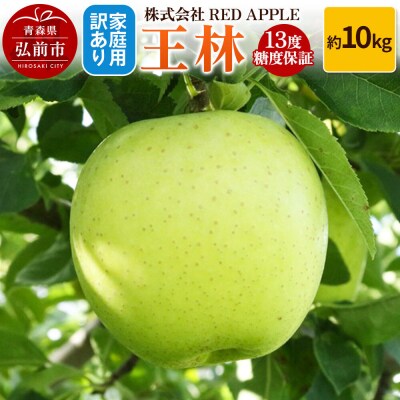 りんご 13度糖度保証【訳あり】家庭用 王林 約10kg|24_rap-041001