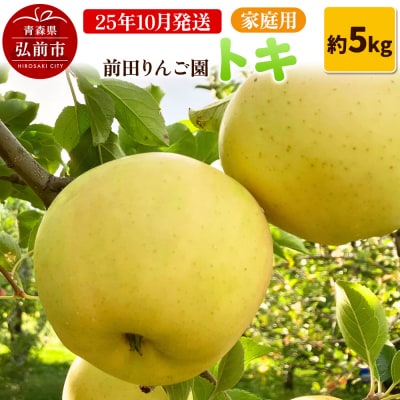 【25年10月発送】りんご【家庭用】トキ 約5kg  前田りんご園|24_mre-080501