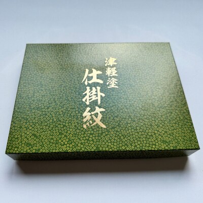 津軽塗仕掛紋 コーヒースプーン 5本セット 化粧箱入|24_ukm-020501
